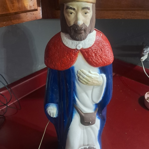 Empire Vintage Wiseman Blowmold With Cord - Picture 3 of 3